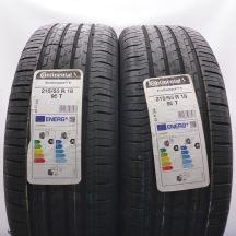 5. Opony 215/55 R18 4x CONTINENTAL 95T EcoContact 6 Letnie 2023 Nieużywane 