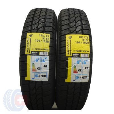 2 x KORMORAN 185/75 R16C 104/102R Vanpro Winter 2020 Zima JAK NOWE