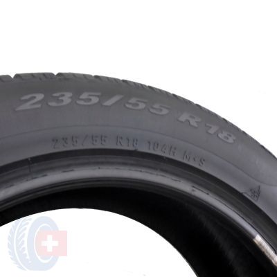 5. 2 x PIRELLI 235/55 R18 104H XL Sottozero Winter 210 Serie II AO Zima 6.5-7mm