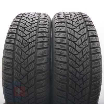 4. Opony 215/60 R16 4x DUNLOP 95H WinterSport 5 Zimowe 2015 9-8,8-8,2mm