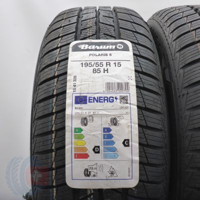 2. Opony 195/55 R15 2x BARUM 85H Polaris 5 Zimowe 2023 
