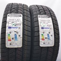 4. Opony 195/65 R16C 4x CONTINENTAL 104/102T VanContact Winter Zimowe 2022