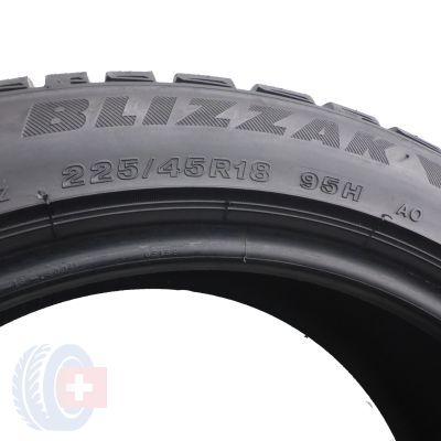 6. 4 x BRIDGESTONE  225/45 R18 95H XL Blizzak LM-32 AO Zima 5-5.5mm