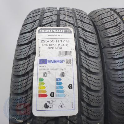 2. Opony 225/55 R17C 2x SEMPERIT 109/107T Van-Grip 3 Zimowe 2022 