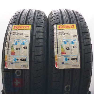 4. Opony 195/60 R16C 4x PIRELLI 99/97H Carrier Letnie 2020/21 