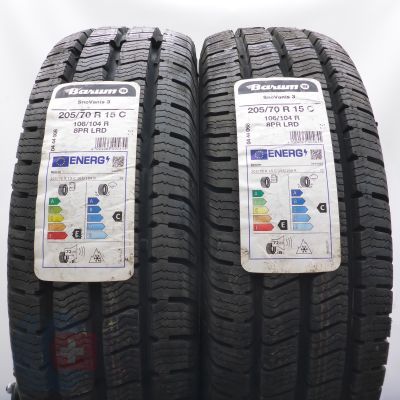 4. Opony 205/70 R15C 4x BARUM 106/104R SnoVanis 3 Zimowe 2022 