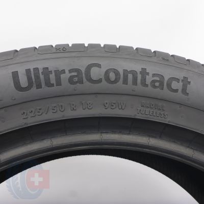 3. Opona 225/50 R18 1x CONTINENTAL 95W UltraContact Letnia 2023 6,5mm