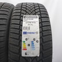 2. Opony 215/45 R18 2x BRIDGESTONE 93V XL Blizzak LM005 Zimowe 2022 