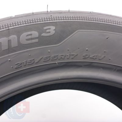 4. Opony 215/55 R17 2x HANKOOK 94V Seal Ventus Prime 3 Letnie 2025 5,2-6,2mm