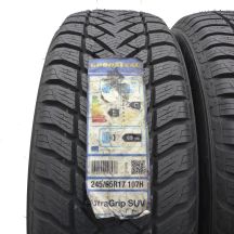 2. Opony 245/65 R17 2x GOODYEAR 107H Ultra Grip+ SUV 4x4 Zimowe 2015 Nieużywane 