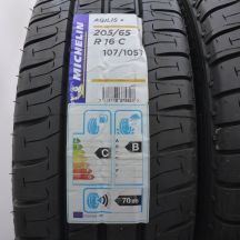 4. Opony 205/65 R16C 2x MICHELIN 107/105T Agilis + Letnie 2020 Nieużywane