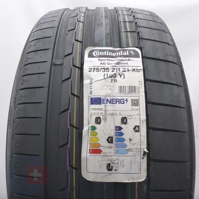 Opona 275/35 ZR21 1x CONTINENTAL 103Y XL SportContact 6 A0 SILENT Letnia 2023  