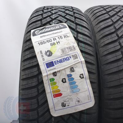 2. Opony 185/60 R15 2x CONTINENTAL 88H XL AllSesonContact Wielosezonowe 2021 