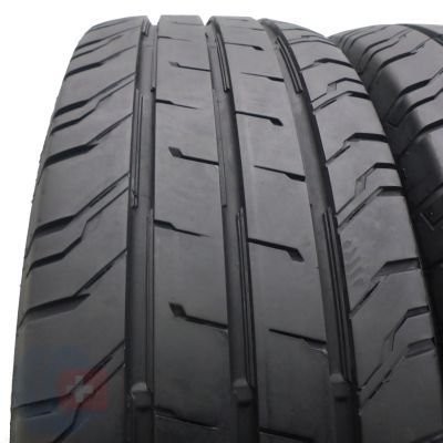 2. 4 x CONTINENTAL 205/65 R16C 107/105T ContiVanContact 200 Lato 2016/18 7 ; 8mm Jak Nowe