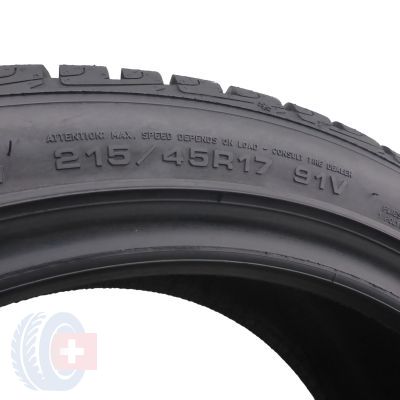 6. 2 x GOODYEAR 215/45 R17 91V Ultra Grip Zima 8mm