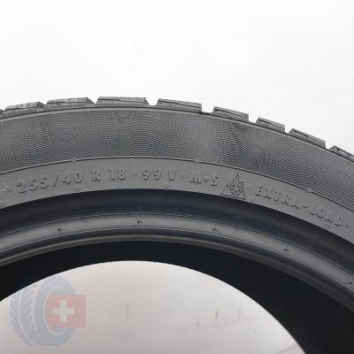 4. Opony 255/40 R18 2x CONTINENTAL 99V XL BMW ContiWinterContact Ts830P Zimowe 2019,2020 7-7,2mm