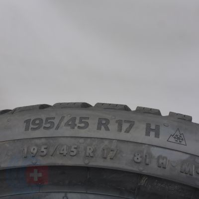 7. Opony 195/45 R17 2x CONTINENTAL 81H WinterContact TS 870 Zimowe 2022 