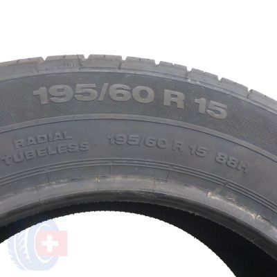 6. 4 x CONTINENTAL 195/60 R15 88H ContiPremiumContact 2 Lato 2016 Jak Nowe
