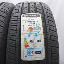 3. Opony 245/60 R18 2x CONTINENTAL 105H CrossContact LX Sport M+S Letnie 2019 