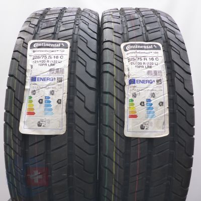 4. Opony 225/75 R16C 4x CONTINENTAL 121/120R ContiVanContact 100 Letnie 2023 