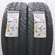 4. Opony 225/75 R16C 4x CONTINENTAL 121/120R ContiVanContact 100 Letnie 2023 