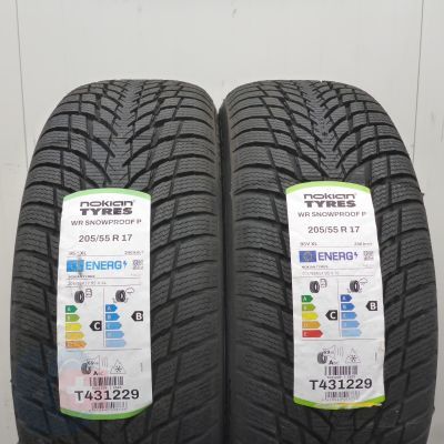 6. Opony 205/55 R17 4x NOKIAN 95V XL WR Snowproof P Zimowe 2026