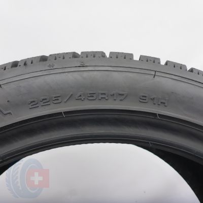 6. Opony 225/45 R17 2x DUNLOP 91H Winter Sport 5 Zimowe 2022 7,8-8,5mm 