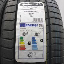3. Opony 225/40 R18 4x CONTINENTAL 92Y XL ContiSportContact 5 M0 Letnie 2023 