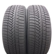 4. 4 x CONTINENTAL 215/55 R18 99V XL WinterContact TS850P Zima 7-7,8mm 2021 Jak Nowe