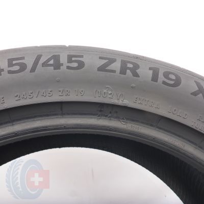 6. Opony 245/45 R19 1x CONTINENTAL102Y XL SportContact 7 Letnia 2024 6mm