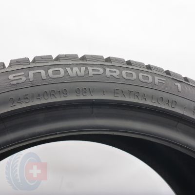 7. Opony 245/40 R19 4x NOKIAN 98V XL Snowproof 1 Zimowe 2024 7,9-7,8mm