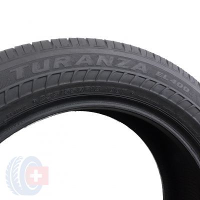 6. 2 x BRIDGESTONE 235/55 R18 100T Turanza EL 400-02 RunFlat Lato M+S DOT17 6,2-6,5mm
