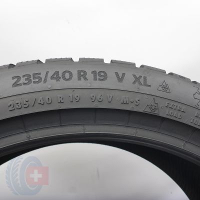3. Opona 235/40 R19 1x CONTINENTAL 96V XL WinterContact Ts870P Zimowa 2024 7,2mm