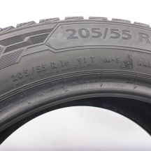 6. Opony 205/55 R16 4x BARUM 91T Polaris 5 Zimowe 2018, 2021 7-7,2mm