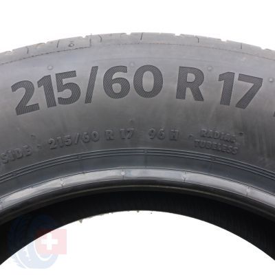 6. 4 x CONTINENTAL 215/60 R17 96H EcoContact 6 Lato 2021 Jak Nowe Nieużywane