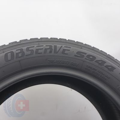 5. Opony 215/55 R17 2x TOYO 98V XL Observe S944 Zimowe 2022 8mm