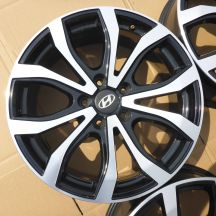 4. 4 x Alufelgi 18 HYUNDAI 5x114,3 7,5J Et51 IONIQ 6 Kona Tuscon i30 czujniki
