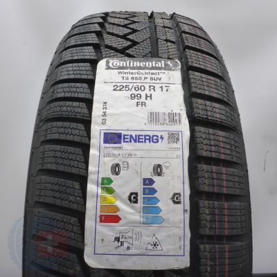 Opona 225/60 R17 1x CONTINENTAL 99H WinterContact TS850P SUV Zimowa 2022 Nieużywana
