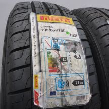 2. Opony 195/65 R16C 4x PIRELLI 100/98T Carrier Letnie 2020 Jak Nowe Nieużywane