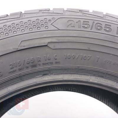 4. Opona 215/65 R16C 1x CONTINENTAL 109/107T ContiVanContact 100 Letnia 2022 8mm 