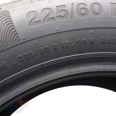 6. Opony 225/60 R17 2x CONTINENTAL 99H ContiPremiumContact 5 SUV Letnie 2017/19 Nieuzywane 