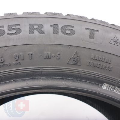 2. Opony 205/55 R16 2x CONTINENTAL 91T WinterContact TS860 Zimowe 2019 7,2-7,8mm