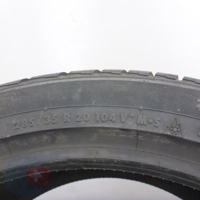 6. Opony 285/35 R20 2x CONTINENTAL 104V XL NO ContiWinterContact Ts830P Zimowe 2018 Nieużywane 