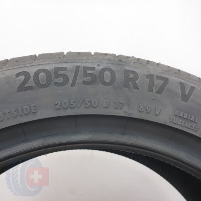 5. Opony 205/50 R17 2x CONTINENTAL 89V PremiumContact 6 Letnie 2023