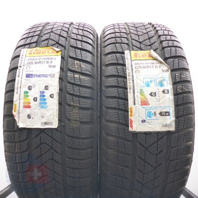 3. Opony 225/45 R17 4x PIRELLI 91H Winter Sottozero 3 RFT Zimowe 2020/21/22