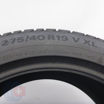 3. Opona 275/40 R19 1x CONTINENTAL 105V XL WinterContact TS 860 S RFT Zimowa 2022 6,8mm 