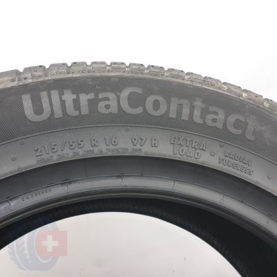 7. Opony 215/55 R16 4x CONTINENTAL 97H XL UltraContact Letnie 2023 