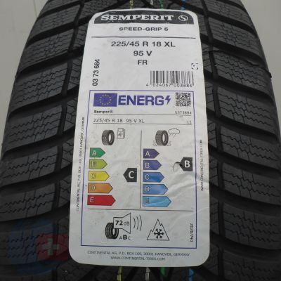 4. Opony 225/45 R18 4x SEMPERIT 95V XL Speed-Grip 5 Zimowe 2025 