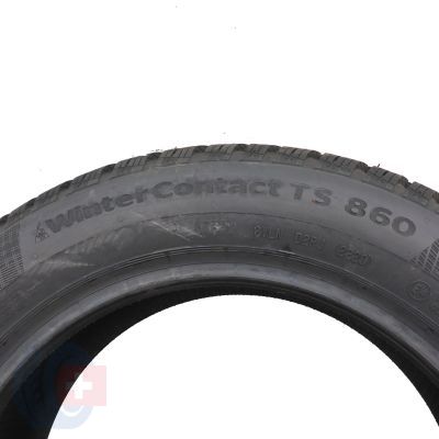 9. 4 x CONTINENTAL 195/55 R15 85H WinterContact TS860 Zima 2020 Jak Nowe Nieużywane 