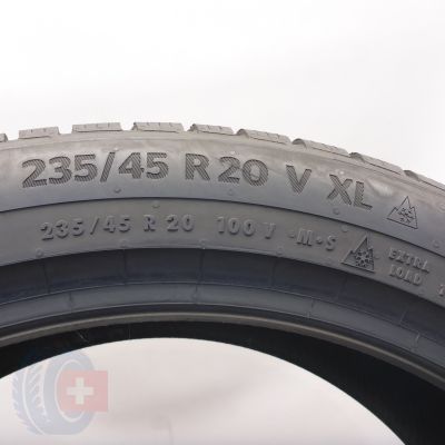6. Opony 235/45 R20 2x CONTINENTAL 100V XL WinterContact TS 870 P SEAL Zimowe 2022 7,5-7,2mm 